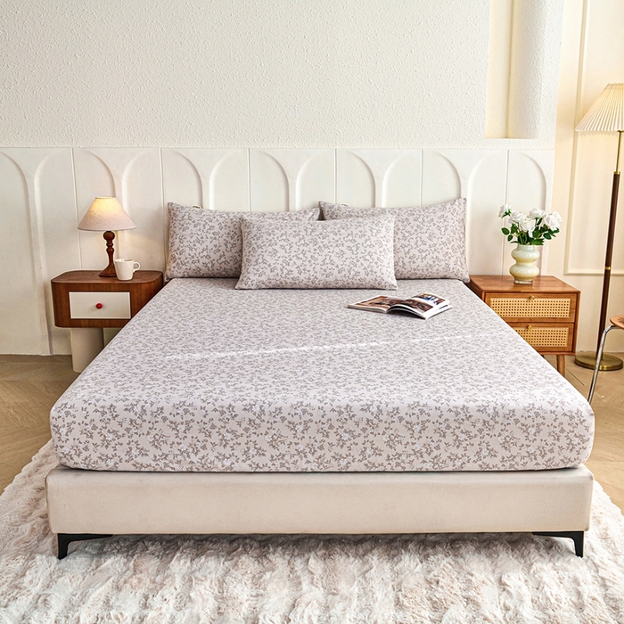 91家纺网 家纺一手货源 找家纺 （总）义博家纺 2026新款原棉老粗布单床笠