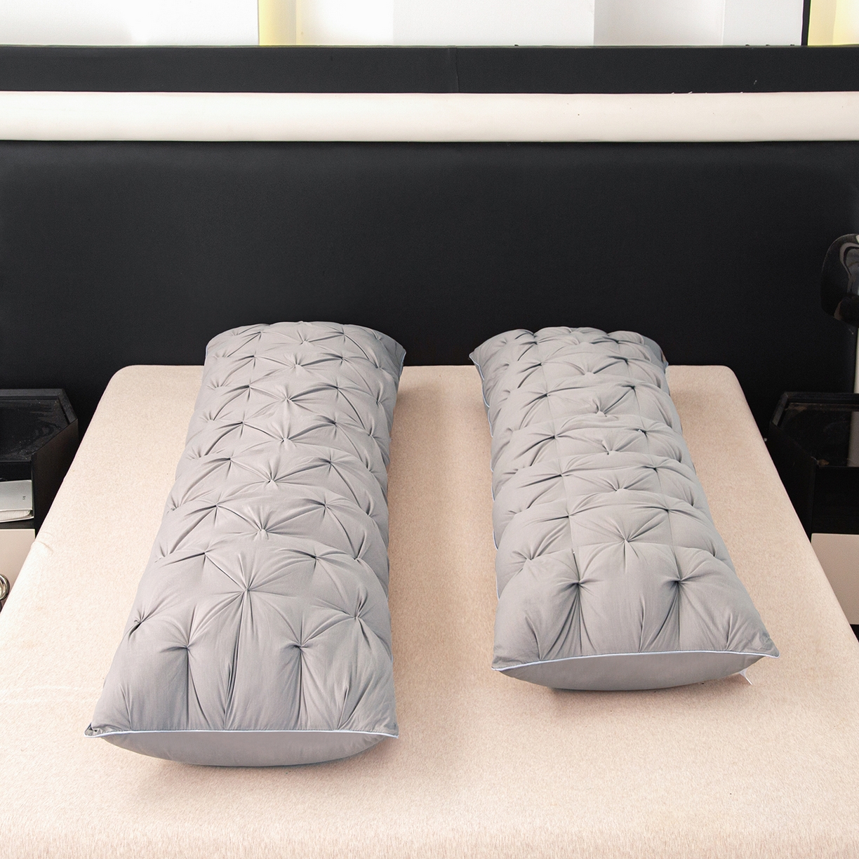 91家纺网 家纺一手货源 找家纺 （总）芯宜佳 2026新款枕芯纽花长枕双人枕芯酒店情侣枕家用亲子枕头