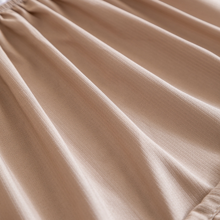 91家纺网 家纺一手货源 找家纺 宇淳国际 2026新款小竺棉超声波床笠三件套外贸跨境电商亚马逊速卖通欧美特殊尺寸可定制 卡其-小竺棉夹棉床笠