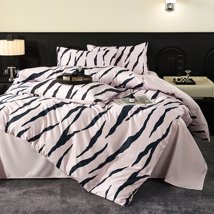 91家纺网 家纺一手货源 找家纺 （总）老K (原美阁） 2026年新款轻奢简约款冰丝四件套单被套