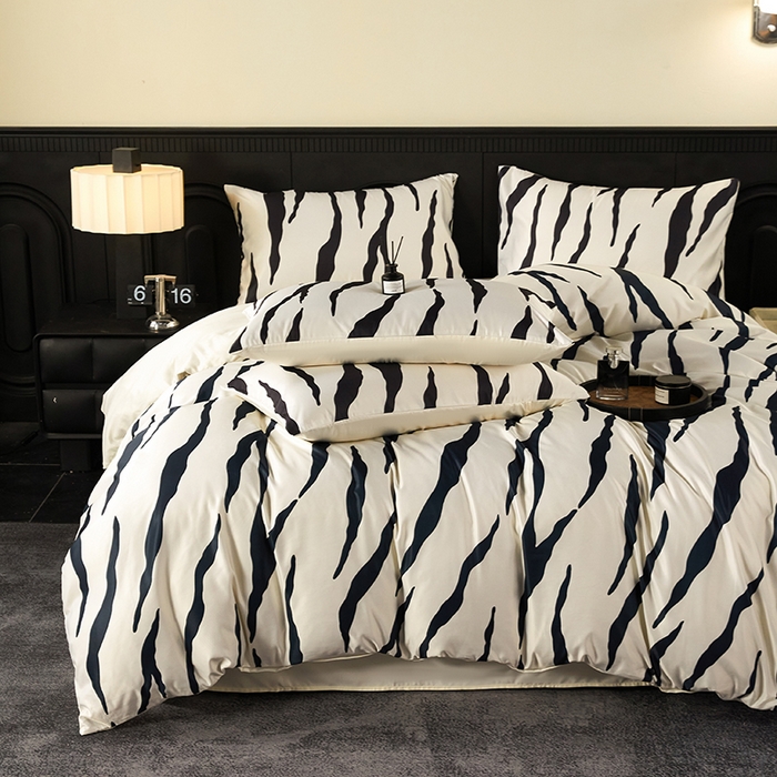 91家纺网 家纺一手货源 找家纺 （总）老K (原美阁） 2026年新款轻奢简约款冰丝四件套单被套