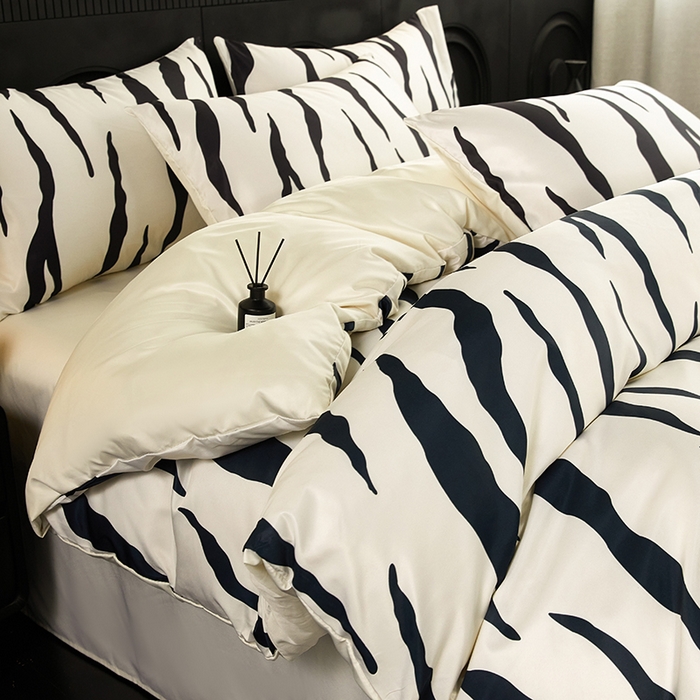 91家纺网 家纺一手货源 找家纺 （总）老K (原美阁） 2026年新款轻奢简约款冰丝四件套单被套