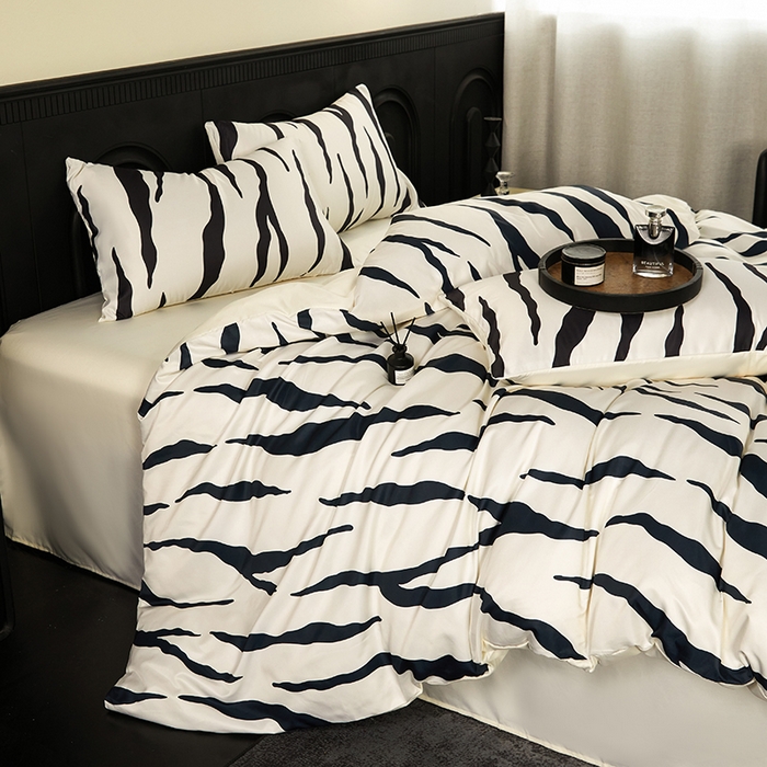 91家纺网 家纺一手货源 找家纺 （总）老K (原美阁） 2026年新款轻奢简约款冰丝四件套单被套