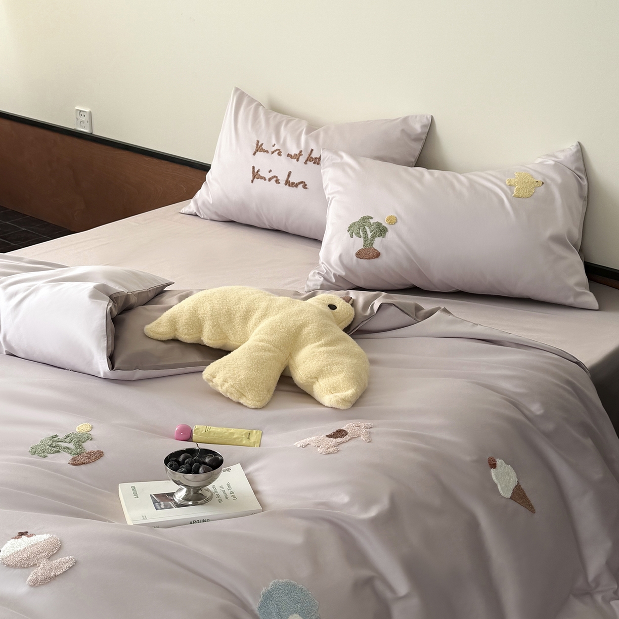 91家纺网 家纺一手货源 找家纺 （总）鹿班家居 2026春季新品100S长绒棉毛巾绣系列四件套-海风絮语 （标准会员-20元）