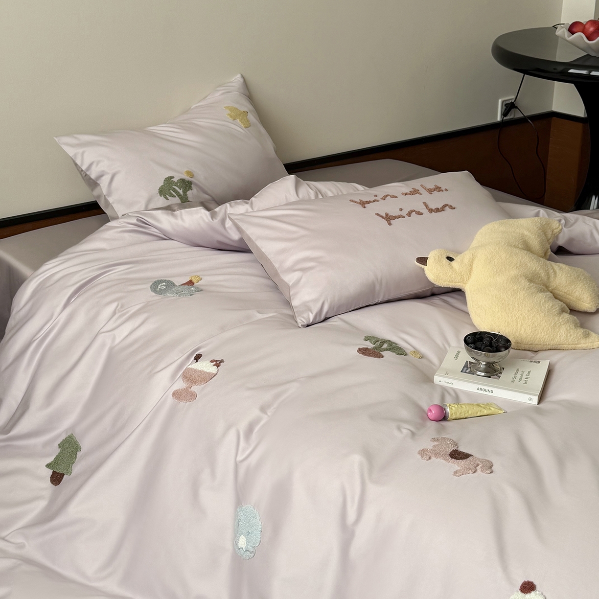 91家纺网 家纺一手货源 找家纺 （总）鹿班家居 2026春季新品100S长绒棉毛巾绣系列四件套-海风絮语 （标准会员-20元）