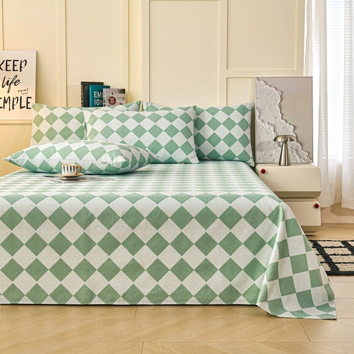 91家纺网 家纺一手货源 找家纺 （总）义博家纺 2026新款原棉老粗布单床单