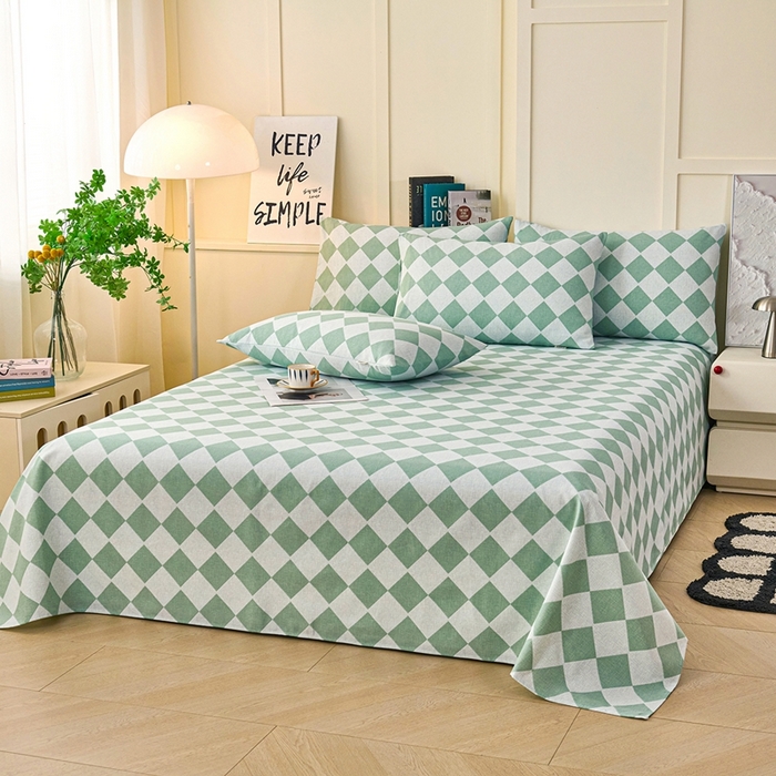 91家纺网 家纺一手货源 找家纺 （总）义博家纺 2026新款原棉老粗布单床单