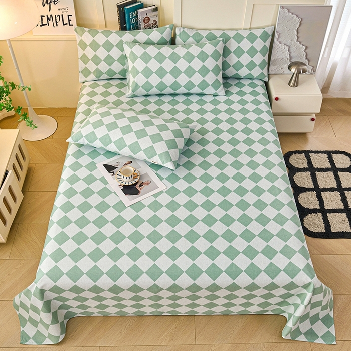 91家纺网 家纺一手货源 找家纺 （总）义博家纺 2026新款原棉老粗布单床单