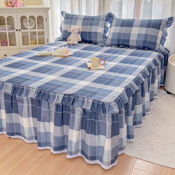 91家纺网 家纺一手货源 找家纺 （总）爱妮玖玖 2026新款小蕾丝单层单床裙床裙单件单品床裙