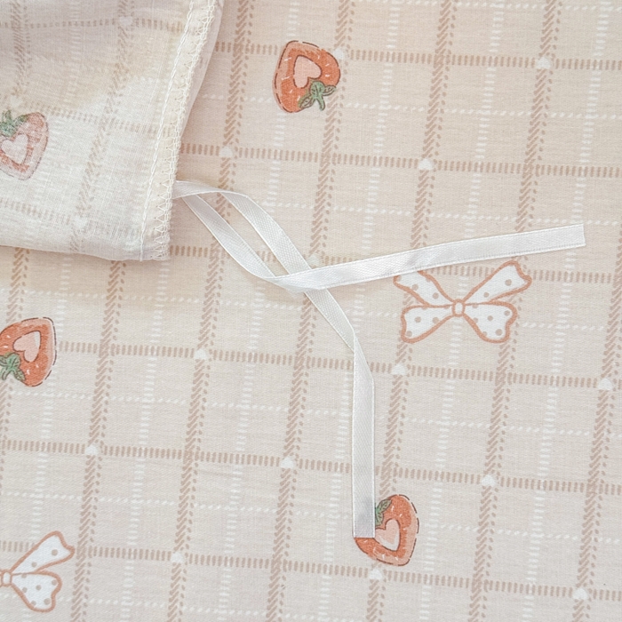 91家纺网 家纺一手货源 找家纺 （总）爱妮玖玖 2026新款全棉纯棉印花蕾丝小花边夹棉床裙四件套