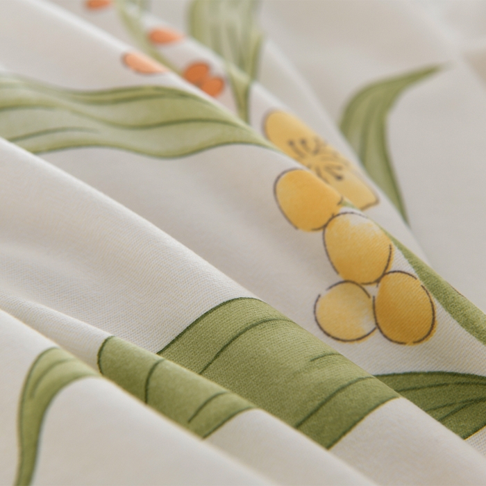 91家纺网 家纺一手货源 找家纺 董成龙 2026新款直播爆款加厚全棉活性磨毛四件套纯棉三件套 茵曼-绿