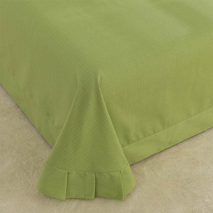 91家纺网 家纺一手货源 找家纺 董成龙 2026新款直播爆款加厚全棉活性磨毛四件套纯棉三件套 茵曼-绿