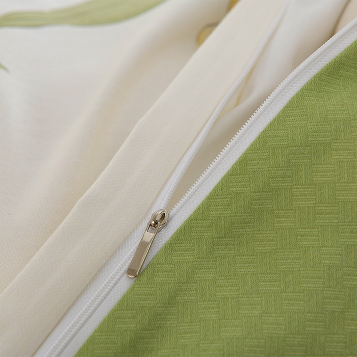 91家纺网 家纺一手货源 找家纺 董成龙 2026新款直播爆款加厚全棉活性磨毛四件套纯棉三件套 茵曼-绿