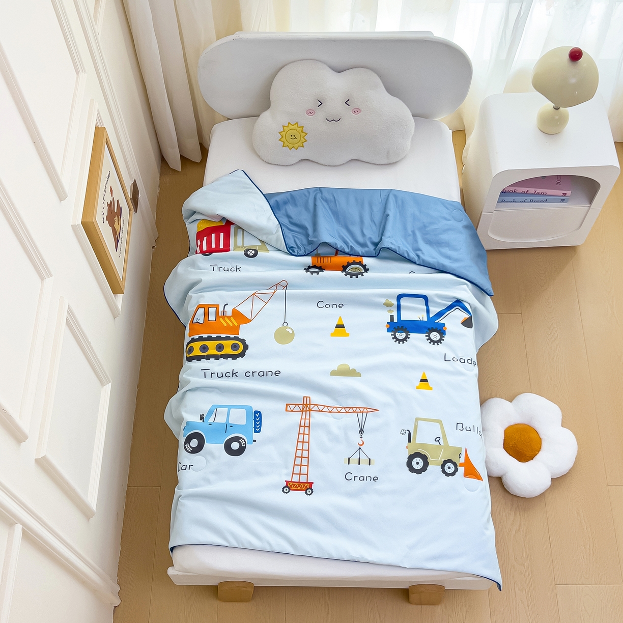 91家纺网 家纺一手货源 找家纺 （总）御棉坊 2026新品A类长绒棉数码印花幼儿园蚕丝夏被儿童夏凉被空调被婴童薄被子