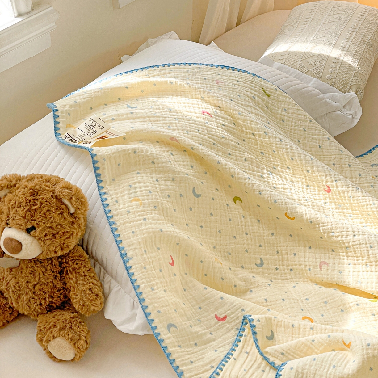 91家纺网 家纺一手货源 找家纺 （总）优被业 2026新款A类全棉双层纱布毯夏被毯盖毯婴儿包被