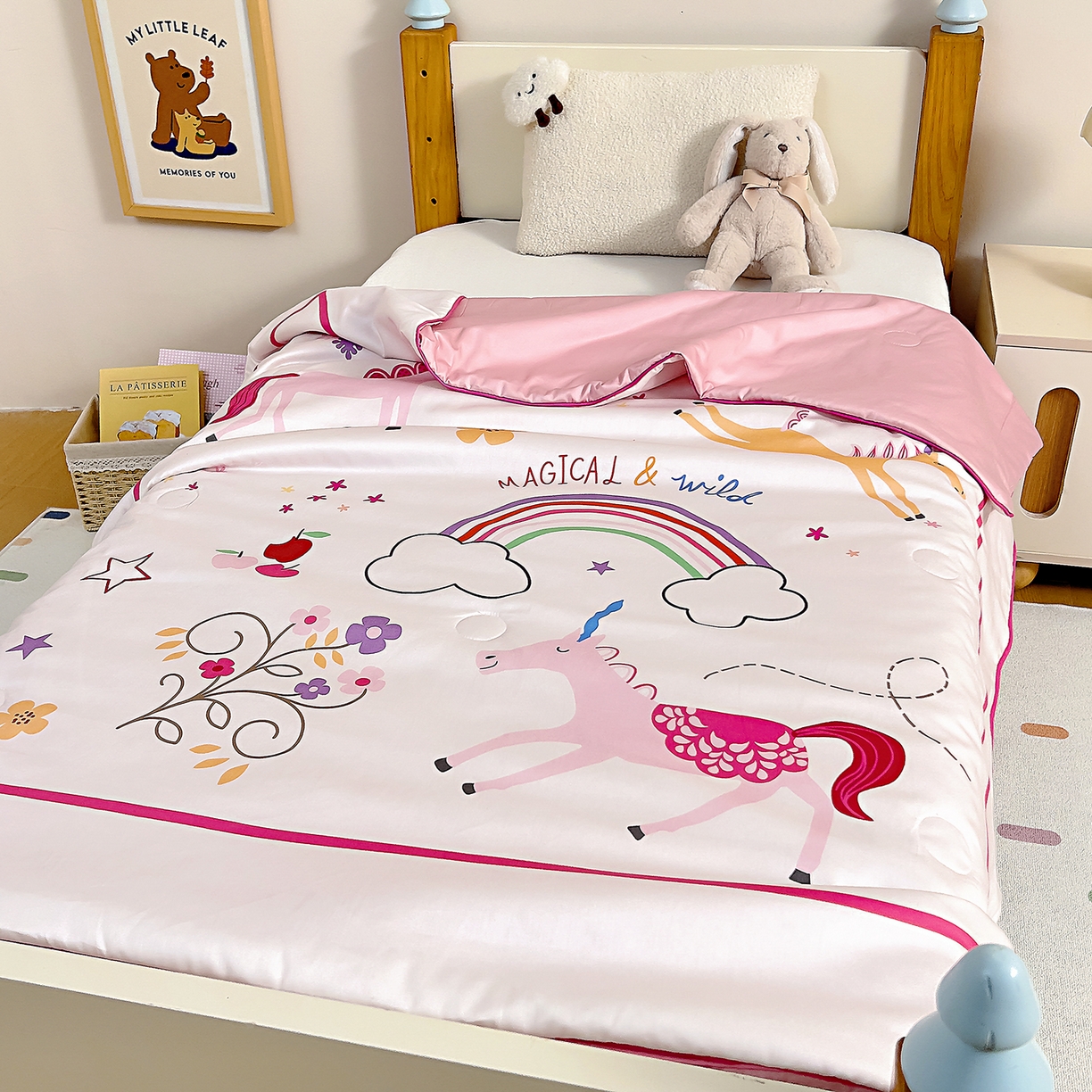 91家纺网 家纺一手货源 找家纺 （总）御棉坊 2026新品A类长绒棉数码印花幼儿园蚕丝夏被儿童夏凉被空调被婴童薄被子