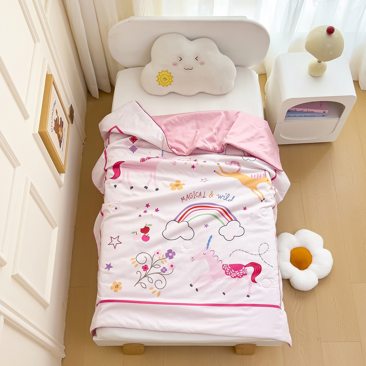 91家纺网 家纺一手货源 找家纺 （总）水洗棉幼儿园夏被仿鹅绒儿童夏凉被空调被夏天午睡被