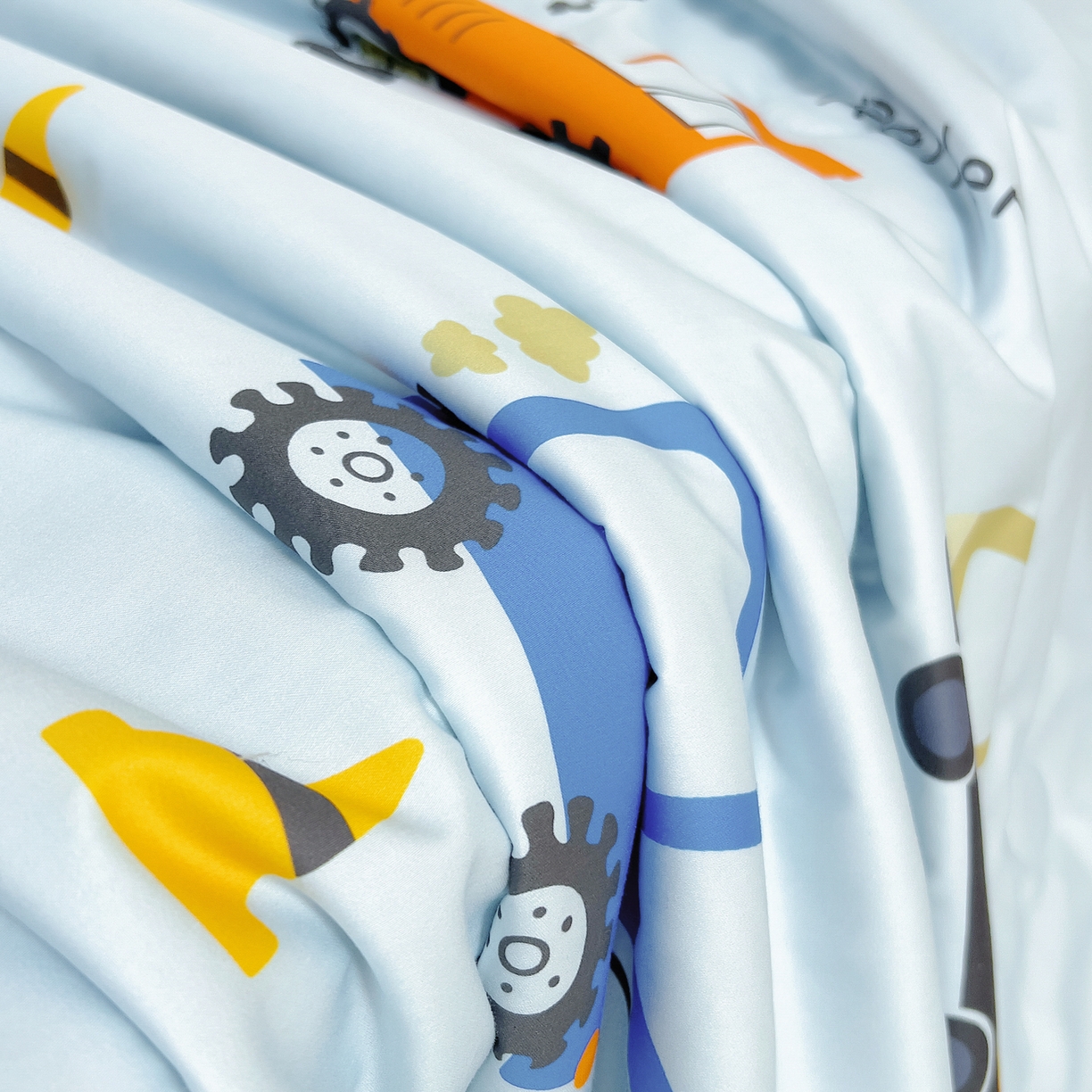 91家纺网 家纺一手货源 找家纺 御棉坊 2026新品A类长绒棉数码印花幼儿园蚕丝夏被儿童夏凉被空调被婴童薄被子 蚕丝-基建小队