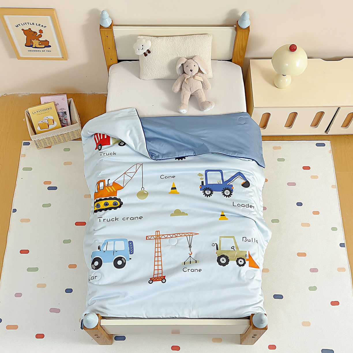 91家纺网 家纺一手货源 找家纺 御棉坊 2026新品A类长绒棉数码印花幼儿园蚕丝夏被儿童夏凉被空调被婴童薄被子 蚕丝-基建小队