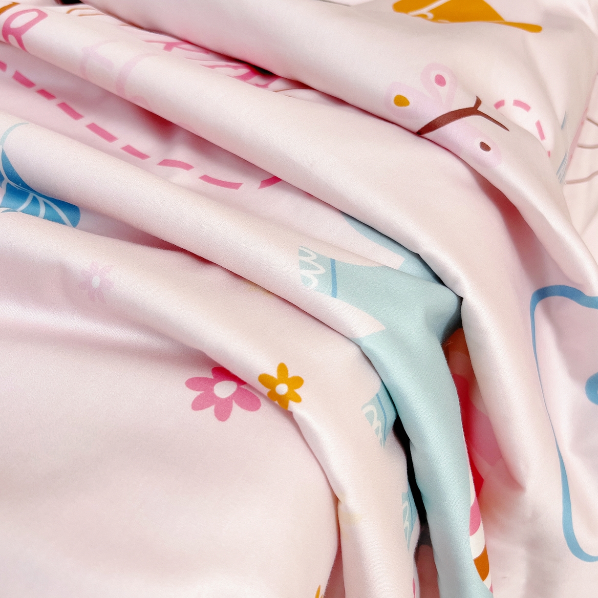 91家纺网 家纺一手货源 找家纺 御棉坊 2026新品A类长绒棉数码印花幼儿园蚕丝夏被儿童夏凉被空调被婴童薄被子 蚕丝-森林邮递员