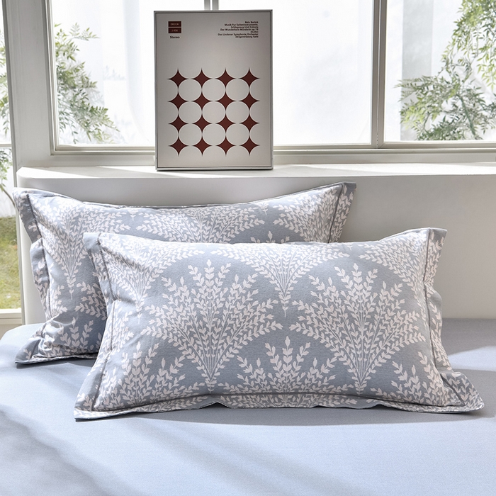 91家纺网 家纺一手货源 找家纺 董成龙 2026新款直播爆款加厚全棉活性磨毛四件套纯棉三件套 蓦然回首-灰