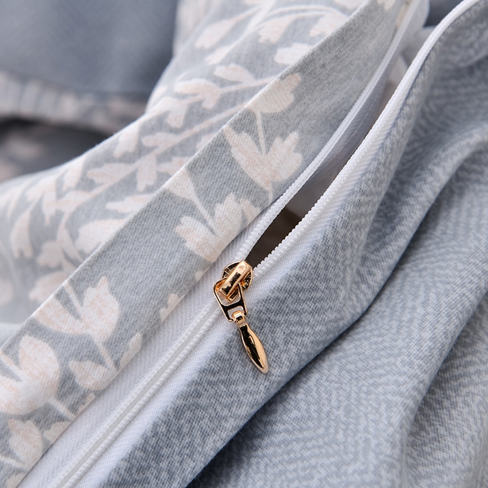 91家纺网 家纺一手货源 找家纺 董成龙 2026新款直播爆款加厚全棉活性磨毛四件套纯棉三件套 蓦然回首-灰