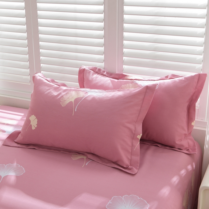 91家纺网 家纺一手货源 找家纺 董成龙 2026新款直播爆款加厚全棉活性磨毛四件套纯棉三件套 风中倩影-豆沙