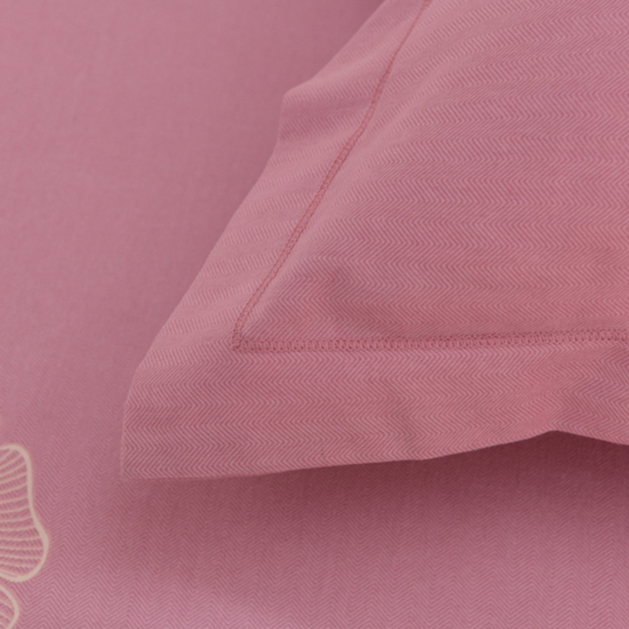 91家纺网 家纺一手货源 找家纺 董成龙 2026新款直播爆款加厚全棉活性磨毛四件套纯棉三件套 风中倩影-豆沙