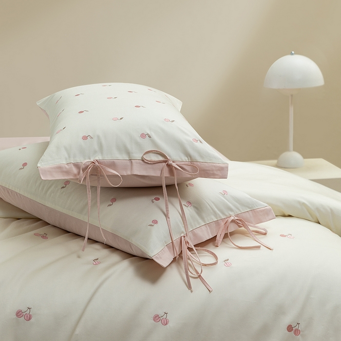 91家纺网 家纺一手货源 找家纺 （总）618家纺 2026新款A类 50S-100 支全长绒棉棉纯棉绣花四件套樱舞清风系列