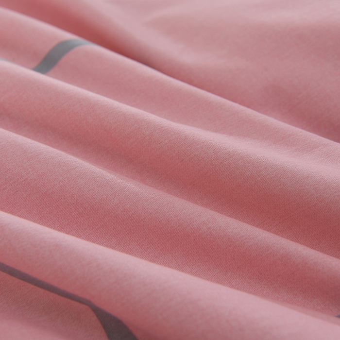 91家纺网 家纺一手货源 找家纺 董成龙 2026新款直播爆款加厚全棉活性磨毛四件套纯棉三件套 仙女兔-粉