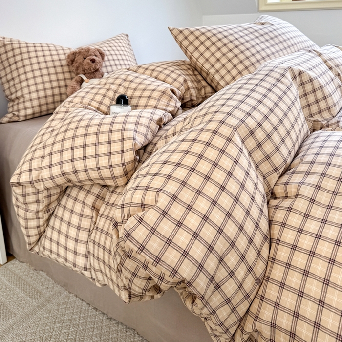 91家纺网 家纺一手货源 找家纺 （总）卓越家纺 2026新款全棉纯棉A类双层纱四件套