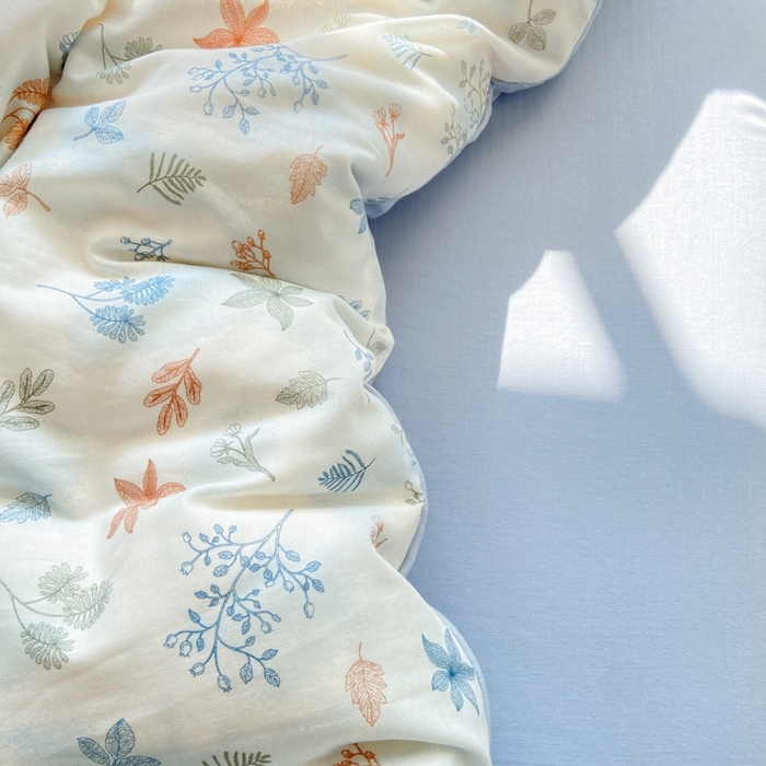 91家纺网 家纺一手货源 找家纺 卓越家纺 2026新款全棉纯棉A类双层纱四件套 枝蔓