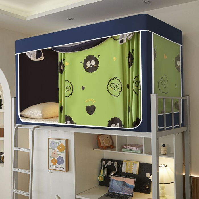 91家纺网 家纺一手货源 找家纺 （总）初心家纺 2026新款学生床遮光蚊帐