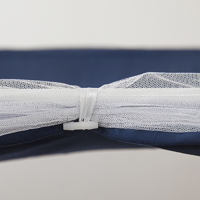 91家纺网 家纺一手货源 找家纺 初心家纺 2026新款学生床遮光蚊帐 帕恰狗-蓝