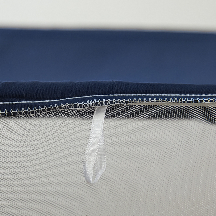 91家纺网 家纺一手货源 找家纺 初心家纺 2026新款学生床遮光蚊帐 帕恰狗-蓝