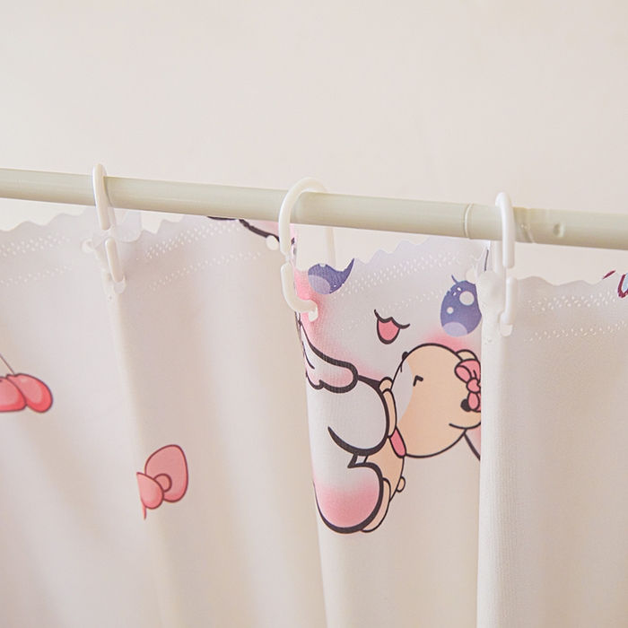 91家纺网 家纺一手货源 找家纺 初心家纺 2026新款学生床遮光蚊帐 玉桂狗