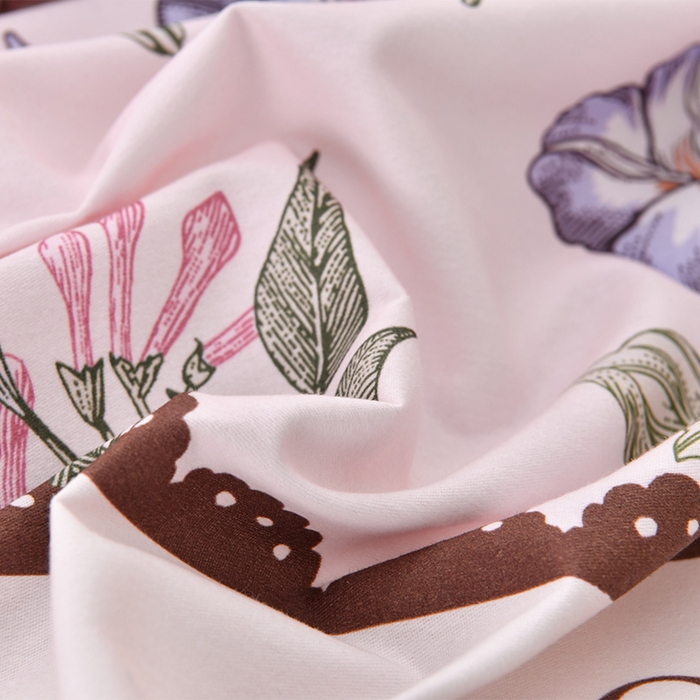 91家纺网 家纺一手货源 找家纺 董成龙 2026新款直播爆款加厚全棉活性磨毛四件套纯棉三件套 繁花-花玉露