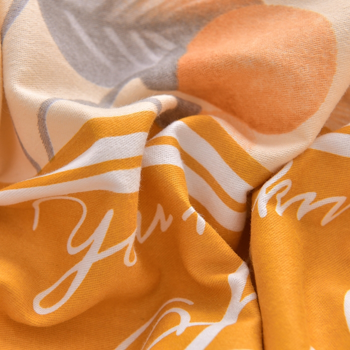 91家纺网 家纺一手货源 找家纺 董成龙 2026新款直播爆款加厚全棉活性磨毛四件套纯棉三件套 秋实-黄