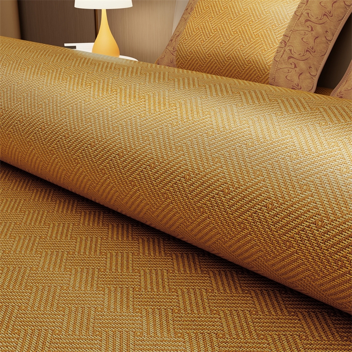 91家纺网 家纺一手货源 找家纺 缦吉 2026新款小包边仿冰藤凉席席子（可供外贸跨境） 饼干花