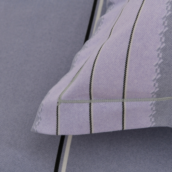 91家纺网 家纺一手货源 找家纺 董成龙 2026新款直播爆款加厚全棉活性磨毛四件套纯棉三件套 波尔兰卡-灰