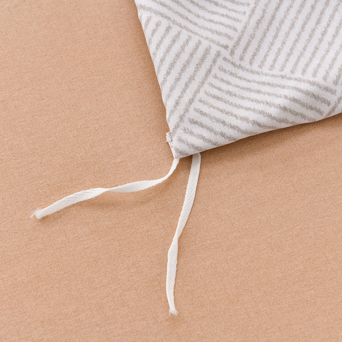 91家纺网 家纺一手货源 找家纺 董成龙 2026新款直播爆款加厚全棉活性磨毛四件套纯棉三件套 青春格调-棕