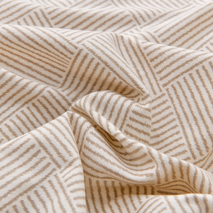 91家纺网 家纺一手货源 找家纺 董成龙 2026新款直播爆款加厚全棉活性磨毛四件套纯棉三件套 青春格调-棕