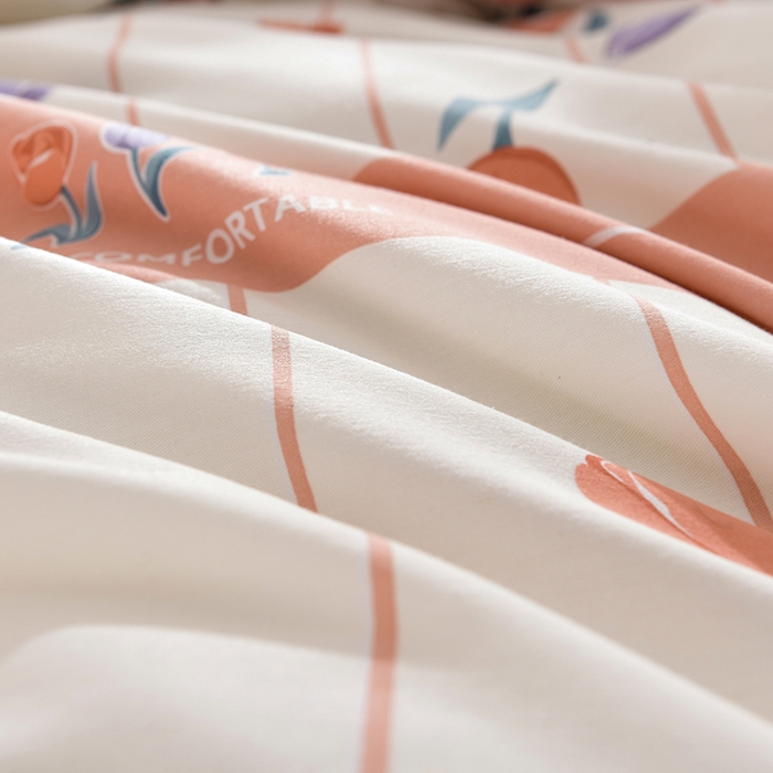 91家纺网 家纺一手货源 找家纺 董成龙 2026新款直播爆款加厚全棉活性磨毛四件套纯棉三件套 梦馨-粉