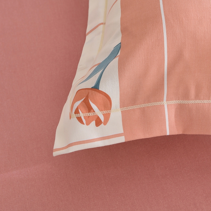 91家纺网 家纺一手货源 找家纺 董成龙 2026新款直播爆款加厚全棉活性磨毛四件套纯棉三件套 梦馨-粉