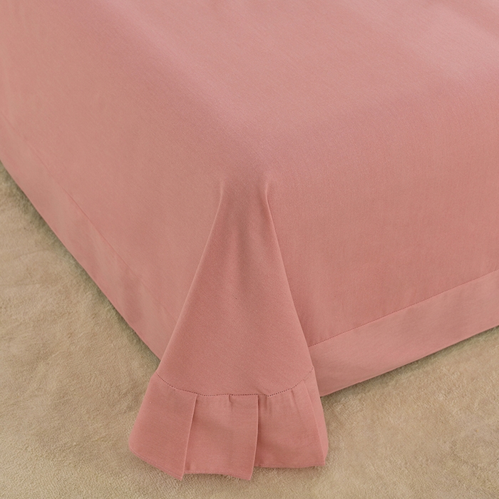 91家纺网 家纺一手货源 找家纺 董成龙 2026新款直播爆款加厚全棉活性磨毛四件套纯棉三件套 梦馨-粉