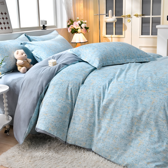 91家纺网 家纺一手货源 找家纺 董成龙 2026新款直播爆款加厚全棉活性磨毛四件套纯棉三件套 米莱-兰