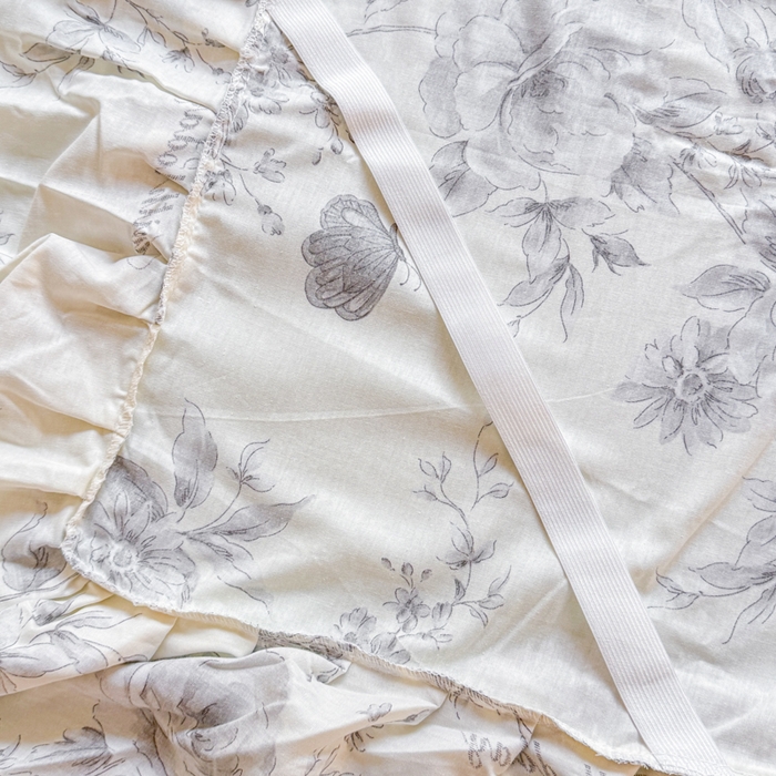 91家纺网 家纺一手货源 找家纺 （总）爱妮玖玖 2026新款全棉纯棉印花蕾丝小花边单层床裙四件套