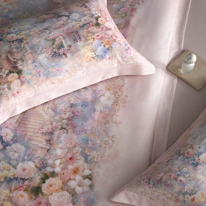 91家纺网 家纺一手货源 找家纺 （总）金奇达家纺 2026新款【茧养·丝光缎】四件套-柏林花事【（会员减40元）标准号全网控价（折后券后）不低于299元】