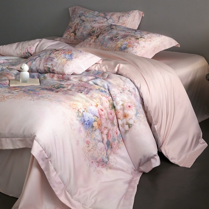 91家纺网 家纺一手货源 找家纺 （总）金奇达家纺 2026新款【茧养·丝光缎】四件套-柏林花事【（会员减40元）标准号全网控价（折后券后）不低于299元】