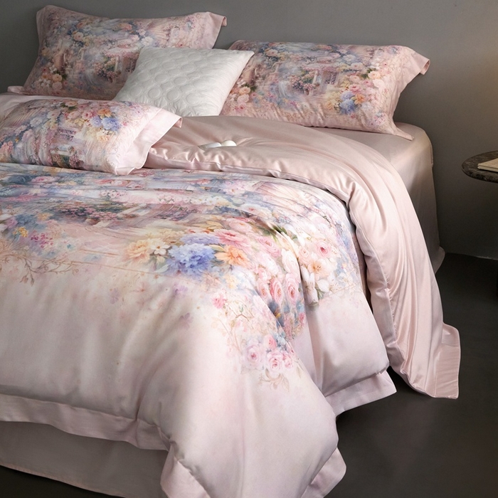 91家纺网 家纺一手货源 找家纺 （总）金奇达家纺 2026新款【茧养·丝光缎】四件套-柏林花事【（会员减40元）标准号全网控价（折后券后）不低于299元】